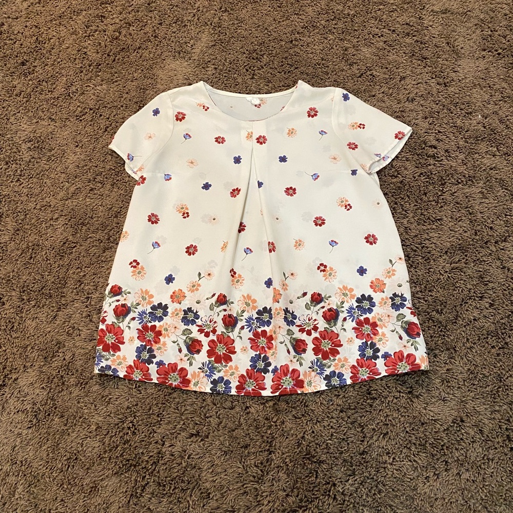 emberley floral top size m